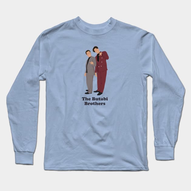 The Butabi Brothers - Night at the Roxbury Long Sleeve T-Shirt by BodinStreet